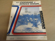 1979 Evinrude Service Shop Repair Manual 70 75 HP 70973 75942 75943 OEM Boat NEW