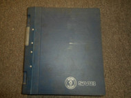 1979 84 88 1989 Saab 9000 Manual Gearbox Trans Brakes Service Manual OEM SET