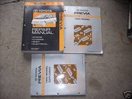 1994 TOYOTA PREVIA Service Repair Shop Manual Set W ELECTRICAL WIRING DIAGRAMS
