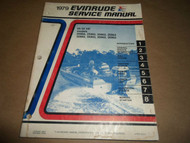 1979 Evinrude Service Shop Repair Manual 25 35 HP Models OEM Boat BRAND NEW X