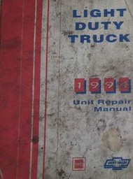 1994 Chevy LIGHT DUTY TRUCK MODELS Unit Service Repair Shop Manual FACTORY OEM