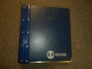 1991 Saab All models Warranty Policies and Procedures Manual FACTORY OEM BOOK 91