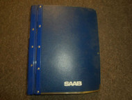 1986 87 89 1991 Saab 9000 Suspension Wheels Airbag Body 4 Door Service Manual
