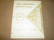 1972 Johnson Outboards Service Manual 50 HP 50R72 50RL72 50ES72 50ESL72 OEM NEW