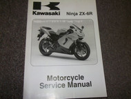 2006 Kawasaki NINJA ZX-6R ZX 6R MOTORCYCLE Service Repair Shop Manual FACTORY x