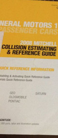 2008 GM Buick Cadillac Chevy GMC Hummer Olds Pontiac Collision Guide Manual CAR