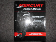 2002 Mercury 150 175 200 EFI Service Shop Repair Manual OEM FACTORY X
