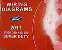 2011 Ford TRUCK F-250 F350 F250 450 550 Wiring Electrical DIAGRAM Manual OEM NEW
