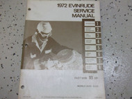 1971 Evinrude Accessories Parts Catalog Preliminary Edition 4761 OEM Boat