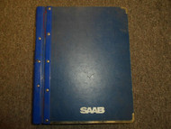 1984 1988 Saab 900 Electrical System Instruments Wiring Diagram Service Manual