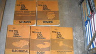 1975 1976 FORD LINCOLN MERCURY CAR MODELS Service Shop Repair Manual Set FACTORY