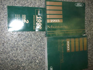 1993 FORD MUSTANG Service Shop Repair Manual Set OEM FACTORY DEALERSHIP 93 x