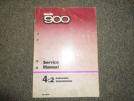 1979 Saab 900 4:2 Automatic Transmission Service Repair Shop Manual FACTORY 79