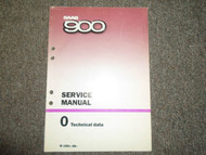 1981 83 86 1988 SAAB 900 0 Technical Data Service Repair Manual FACTORY OEM 88
