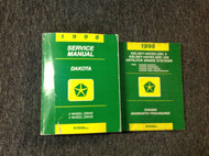 1998 Dodge DAKOTA TRUCK Service Repair Shop Manual Set W CHASSIS DIAGNOSTICS BK