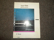 1990 Saab 9000 0 News Service Repair Shop Manual FACTORY OEM BOOK 90 DEALERSHIP