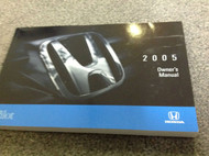 2005 HONDA PILOT SUV TRUCK Owners Manual FACTORY NEW BOOKS 2005 DEALERSHIP X