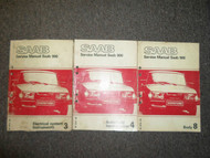 1979 80 81 82 83 1984 Saab 900 Body Auto Transmission Electrical Service Manual