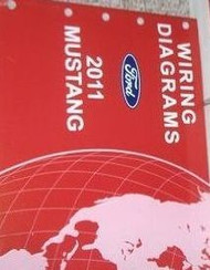 2011 FORD MUSTANG Electrical Wiring Diagram Service Shop REPAIR Manual EWD 2011