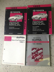 1993 TOYOTA SUPRA Service Shop Repair Manual Set FACTORY OEM BOOKS 4 VOL RARE x