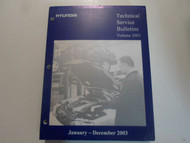 2003 Hyundai Technical Service Bulletins Manual TSB FACTORY OEM BOOK 03 DEAL