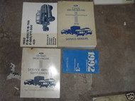 1992 Ford F&B 700 800 900 Truck Service Manual Set OEM X HUGE SET W EWD + SPECS