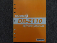 2002 Suzuki DR-Z110 DR Z110 Repair Shop Service Manual K3 FACTORY OEM BOOK 02