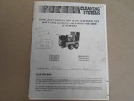 Futura Cleaning Systems Operators Instruction Manual & Parts List HG4026P-O