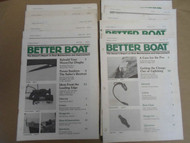 1985-1986 Better Boat Magazine Set Boat