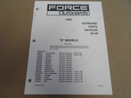 1989 Force Outboards Parts Catalog 85 HP OB 4279 D Models OEM Boat 89