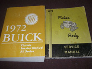 1972 BUICK ESTATE GS LESABRE RIVIERA SKYLARK Service Repair Shop Manual SET 2