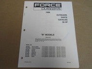 1988 Force Outboards Parts Catalog 50 HP OB 4193 B Models OEM Boat 88