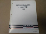 1991 Force Outboards Service Bulletin Collection 90-823558 OEM Boat