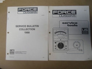 1988 Force Outboards Service Bulletin Collection & Service Tools Set Boat 88