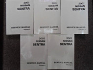 2001 Nissan Sentra Service Repair Shop Manual 5 VOLUME SET FACTORY OEM BOOKS x