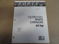 1984 Force Outboards Parts Catalog 60 HP OB3936 OEM Boat 84 H4A H4C F5A