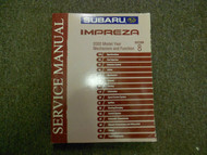 2002 Subaru Impreza Body Section 6 Service Manual WORN COSMETICALLY FACTORY OEM