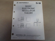 1979 Motorola 25-139 Basic Electronic Regulator Theory Manual OEM Boat 79