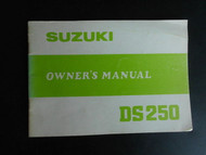 1980 Suzuki DS250 DS 250 Owners Manual FACTORY Model T OEM GLOVE BOX