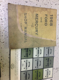 1968 Ford & Mercury Car Service Shop Repair Manual SET W INTRODUCTION BOOK RARE