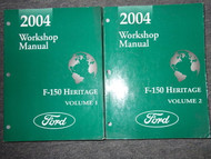 2004 Ford F-150 F150 HERITAGE TRUCK Service Shop Repair Manual Set FACTORY 2 VOL