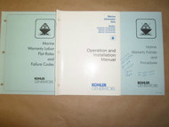 Kohler Power Systems Operation & Installation Manual Warranty Set TP-5195