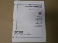 Kohler Power Systems Operation & Installation Manual TP-5552 CCOZ CCFOZ OEM