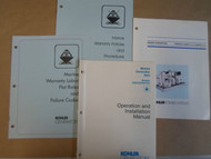 Kohler Generators Operation & Installation Manual Set TP-5264 32ROZ 25RFOZ