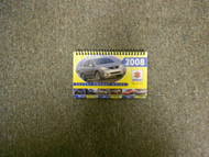 2008 Suzuki XL7 SX4 Reno Forenza Grand Vitara Reno Pocket Guide Manual OEM 08