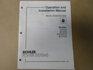 Kohler Power Systems CCOZ CCFOZ Operation and Installation Manual TP-5586