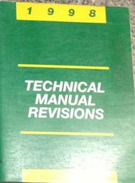 1998 CHRYSLER DODGE MOPAR PLYMOUTH Jeep Technical Manual Service Revisions OEM