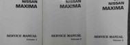 2001 Nissan MAXIMA Service Repair Shop Manual 3 Volume Set FACTORY OEM BOOKS NEW