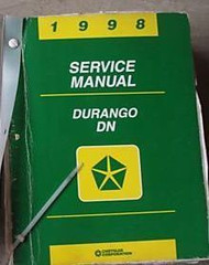 1998 DODGE DURANGO TRUCK SUV Service Repair Shop Manual FACTORY OEM BOOK 98