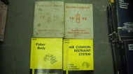 1975 GM Oldsmobile Olds Service Shop Repair Manual Set OEM W Fisher Body BOOK
